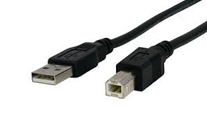 ELECTROLINE 1.5 METER PRINTER CABLE  (Compatible with Laptop, Scanner, Personal Computer, Printer, Black, White)