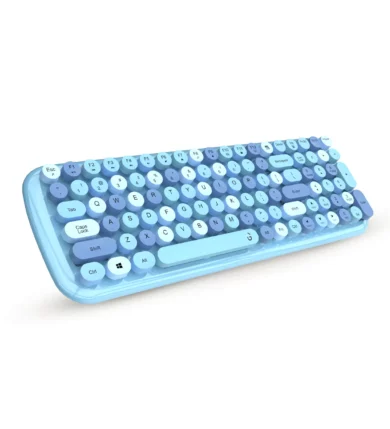 KEYBEE IG-1114 WIRELESS KEYBOARD + MOUSE COMBO BLUE